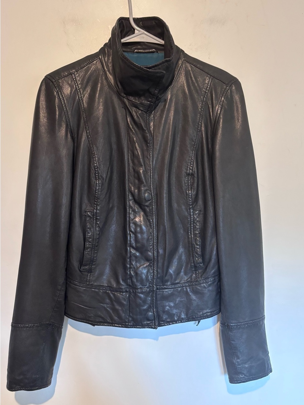 Lucky Brand Genuine Leather Jacket EUC